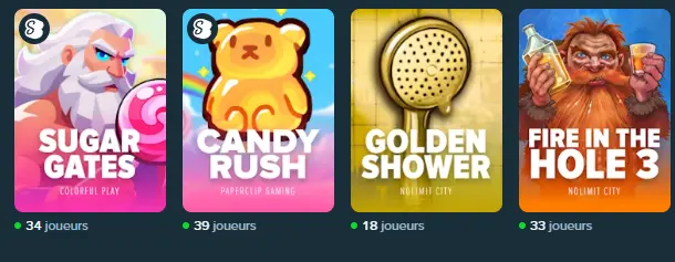 Options de mise STAKE CASINO