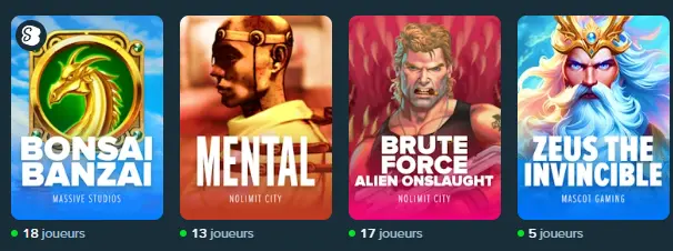 Jackpots, bonus et fonctionnalités STAKE CASINO